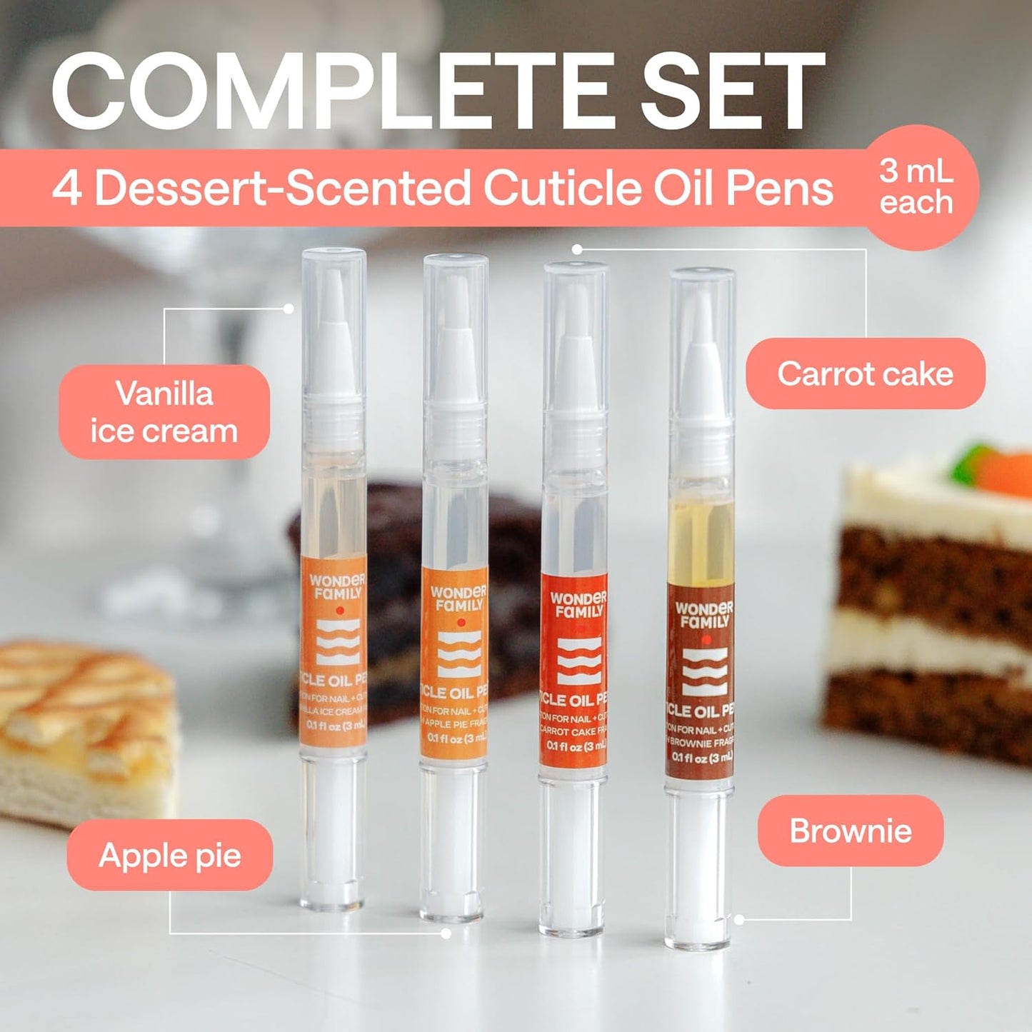 Cuticle Oil Pen 4-Pack | Nail Growth,