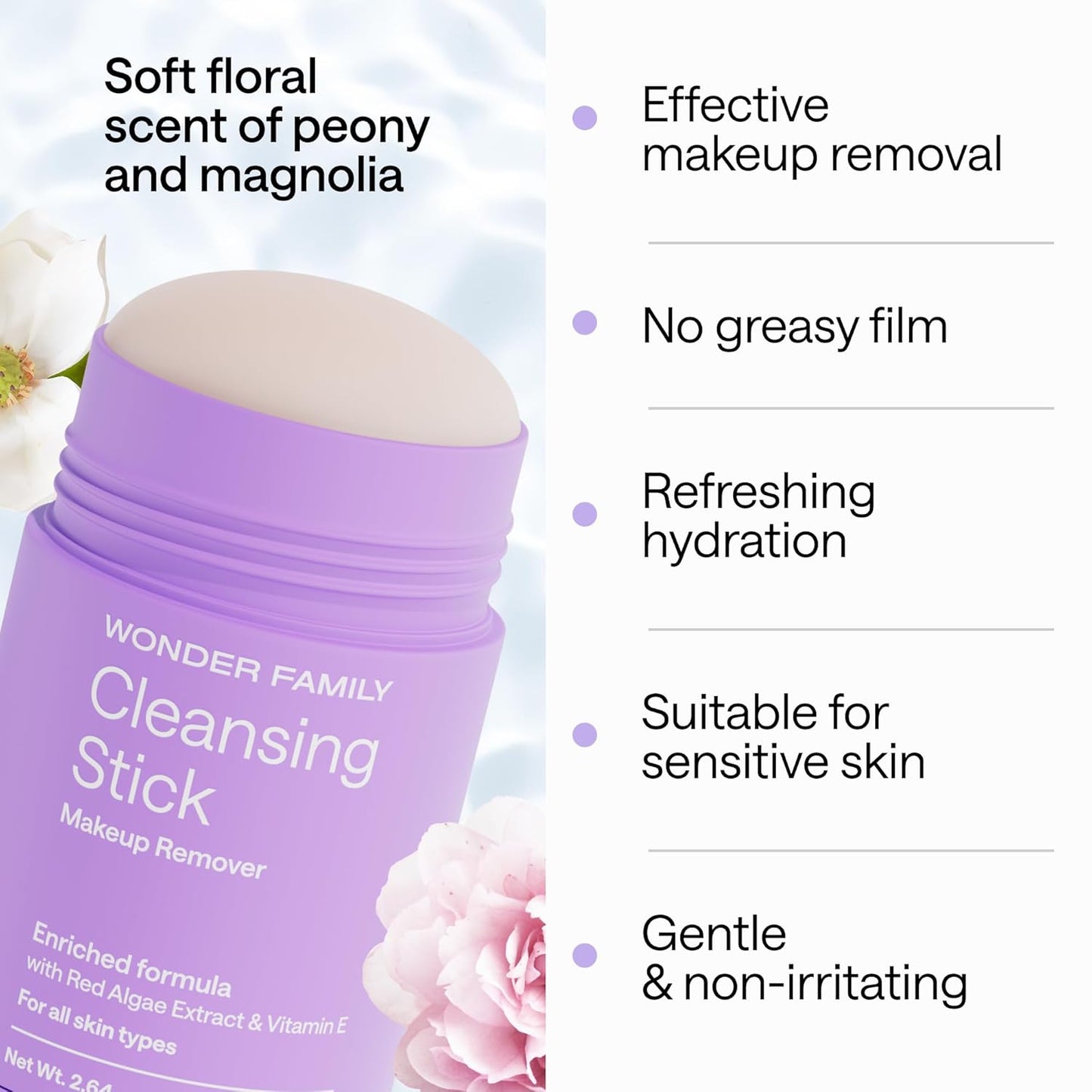 Gentle Cleansing Stick | Makeup Remover Gel Balm (Travel Size)