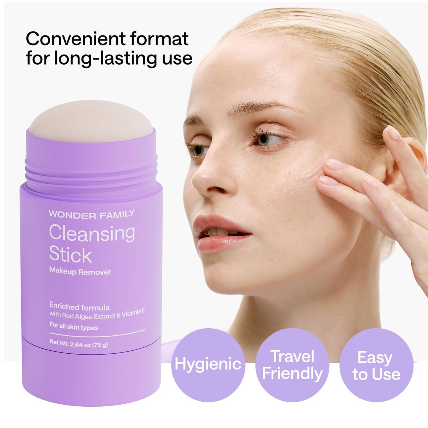 Gentle Cleansing Stick | Makeup Remover Gel Balm (Travel Size)